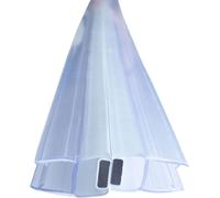 Kit d'étanchéité pour cabine de douche - Joint magnétique pour porte - Maintient l'humidité à distance dans la salle de bain - Double kit de 2 mètres - Pour vitrage de 8 mm - Transparent