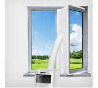 Kit d'étanchéité pour climatiseur 400 cm, joint de fenêtre à fermeture éclair, compatible avec les conduits simples et doubles