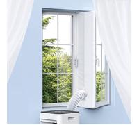 Kit d'étanchéité pour climatiseur mobile - Joint étanche avec fermeture éclair et adhésif, 500 cm