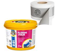 Kit d'étanchéité pour l'étanchéité de la douche Bain Bande d'étanchéité Film liquide 4kg HALBAU H01