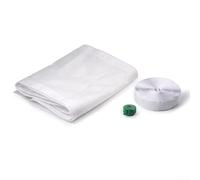 Kit d'étanchéité pour Porte Coulissante Climatiseur Portable 25x232 cm | Terylene Fabric, Double Stitching, No-drill Install, Fits AC & Dryer Exhausts, Blocks Heat And Rain