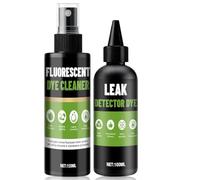 Kit Détection Fuite Piscine Inclure Fluorescéine+Nettoyant, 150ml+100ml | Colorant Fuite Piscine, Fuite Piscine, Positionnement Précis, Adapté À la Détection des Fuites Pipelines, Inspection Piscine