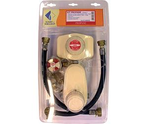 kit détendeur inverseur gaz - propane 6 kg/h + détendeur basse pression 1.3 kg/h - banides et debeaurain b146600