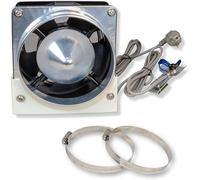 | Kit d'évacuation des fumées pour chaudières à gaz et systèmes de chauffage ACS | Ventilateur de ventilation forcée avec déflecteur et capteur de sécurité | 19 W, 220 V