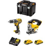 Kit DeWALT DWK200 (DCD796 + DCS331 + 2 x 2.0 Ah + DCB107 + TSTAK VI)