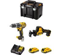 Kit DeWALT DWK204 (DCD796 + DCS369 + 2 x 2.0 Ah + DCB107 + TSTAK VI)