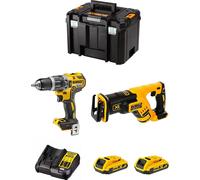 Kit DeWALT DWK205 (DCD796 + DCS367 + 2 x 2.0 Ah + DCB107 + TSTAK VI)