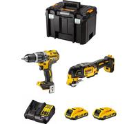 Kit DeWALT DWK206 (DCD796 + DCS355 + 2 x 2.0 Ah + DCB107 + TSTAK VI)