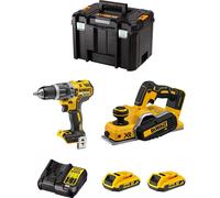Kit DeWALT DWK207 (DCD796 + DCP580 + 2 x 2.0 Ah + DCB107 + TSTAK VI)