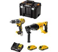 Kit DeWALT DWK209 (DCD796 + DCH133 + 2 x 2.0 Ah + DCB107 + TSTAK VI)