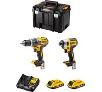 Kit DeWALT DWK211 (DCD796 + DCF887 + 2 x 2.0 Ah + DCB107 + TSTAK VI)