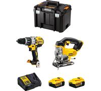Kit DeWALT DWK213 (DCD996 + DCS331 + 2 x 5.0 Ah + DCB115 + TSTAK VI)