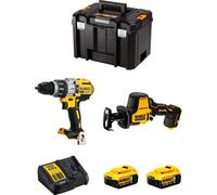Kit DeWALT DWK217 (DCD996 + DCS369 + 2 x 5.0 Ah + DCB115 + TSTAK VI)