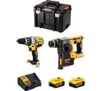 Kit DeWALT DWK223 (DCD996 + DCH273 + 2 x 5.0 Ah + DCB115 + TSTAK VI)