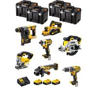 Kit DeWALT DWK700T (DCD796 + DCH273 + DCG405 + DCF887 + DCS331 + DCS391 + DCP580 + 3 x 5.0 Ah + DCB115 + 4 x TSTAK VI)
