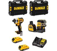 Kit DeWALT MTPROF02 (DCF887 + DCE088NG18 + 2 x 2,0 Ah + DCB107 + 2 x TSTAK II)