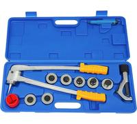 Kit d'expansion de tuyaux - Ensemble manuel d'agrandissement de tuyaux - 7 embouts d'expansion - Pour tuyaux de 10 à 28 mm (1 à 2,8 cm) - Adapté aux tuyaux en cuivre, aluminium et acier flexible - Liv