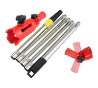 Kit d'extension de peinture à rouleau avec adaptateur de tige télescopique pour projets de peinture et de décoration (C)