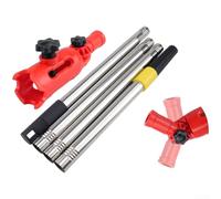 Kit d'extension de peinture à rouleau avec adaptateur de tige télescopique pour projets de peinture et de décoration (B)