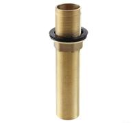 Kit d'extension de robinet en laiton, ensemble de 4 pièces, tige de montage plus longue, fixation à trou unique, écrou anti-desserrage pour comptoirs épais, solution de plomberie en cuivre pour