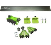 Kit d'extension et de sécurité pour scie circulaire - comprenant : une extension XT de 46 pouces, 2 supports d'alimentation XT1, 2 pinces de serrage XT2, une guide d'alignement FeatherPRO FP1 et deux