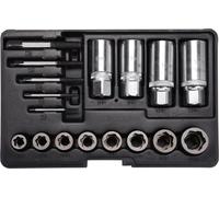 Kit d'extracteurs de boulons 17 pièces - YT-06033