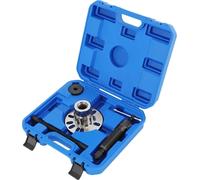 Kit d'extracteurs de roulements de roue - Hydraulique 10 t - Pour moyeux à 4/5 trous - Cercle de boulonnage 96-125 mm - Acier au carbone 45# - Pour arbres de transmission rouillés - Bleu