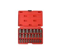 vidaXL Kit d'extracteurs de vis à cannelures multiples Acier 25 pièces G