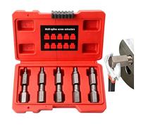 Kit d'extracteurs de vis Dévisseur multispline robuste à extraction facile | Outil extracteur de vis abîmée pour réparation auto, mécanicien, adultes, lui, papa, mari, écrou, goujon,