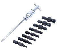 Kit d'extraction de roulements intérieurs - Extracteur pour logements borgnes avec marteau - 9 pièces - 8–32 mm - Pour métal - Atelier de réparation automobile / Garage