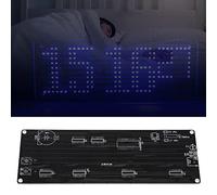Kit D'horloge DIY avec Design Acrylique et Affichage de la Température | Installation durable et simple, surveillance de la température, matériau acrylique, affichage LED