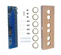 Kit d'horloge électronique à 6 chiffres IN14 avec rétroéclairage LED, circuit imprimé, coque en acrylique et intervalles de temps réglables
