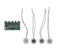 Kit d'humidificateur à monter soi-même, pour contrôleur de brumisateur | Circuit atomiseur DC 5 V 108 kHz quatre modes de pulvérisation avec plaque de nébulisation microporeuse pour humidification
