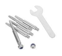 Kit Diamantée 4mm pour Affûtage Manuel de Chaîne | Corindon et Grain Diamant, Tête Réglable, Vis et Clé Incluses, Atelier, Bois, Outils Rotatifs