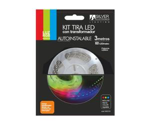 KIT Digital LED Strip Silver Electronics 3m 7,2W/m RGB IP20 520 lm/m