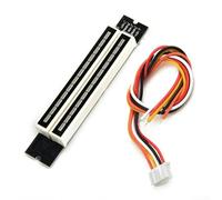 Kit d'indicateur de niveau VU à 12 LED stéréo double | Maintien de crête réglable et mode AGC | Lampe analyseur de signal audio CC 7-12 V avec câble 5 broches pour projets de bricolage