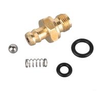 Kit d'injecteur de savon pour nettoyeur haute pression GE 190593GS 190635GS 203640GS Ensemble d'aspiration de détergent en laiton avec joints toriques à ressort à bille pour nettoyage extérieur