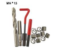 Kit d'insertion de réparation MeaccelerThread, Helicoil Car Pro Coil Tool, M5, M6, M8, M10, M12, M14, M12 x 1.5, 15 pièces