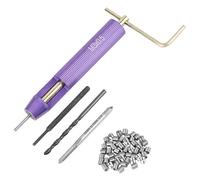 Kit D'insertion Hélicoïdale Filetée M3 Kit Helicoil Kit de Réparation de Filetage M3 Insert en Acier Inoxydable pour les Pièces Nécessitant un Retrait Fréquent (lot de 50)