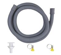 Kit d'installation de pompe de cale 3/4" avec tuyau long, colliers de serrage en acier inoxydable et raccord traversant coque en nylon, compatible avec toutes les pompes de cale de sortie de 3/4" pour