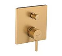 Kit d'installation Hansgrohe Finoris 76415140 pour mitigeur de baignoire encastré, bronze brossé
