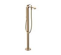 Kit d'installation Hansgrohe Vivenis 75445140, mitigeur de bain sur pied, bronze brossé