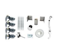 Kaldewei kit d'installation 687676500000 à 5042, avec robinetterie, pour baignoire