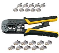 Kit d'installation modulaire VDV226-817 de Klein Tools | Pince à sertir et à découper avec coupe-fils