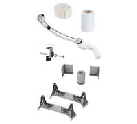 Kit d'installation pour baignoire KALDEWEI BIS 5042, comprenant un ensemble universel de vidage et de trop-plein ainsi qu'un piètement 5037 687676500000