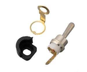 Kit d'interrupteur marche/arrêt avec bague pour pièces de tronçonneuse chinoise 4500 5200 5800, interrupteur d'arrêt d'allumage de rechange avec plaque de connexion