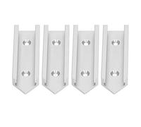 Kit D'intersection de Rail en T pour le Travail du Bois, Rails en T Universels à Double Coupe avec Trous de Montage Pré-PercéS, Longueur 100 Mm, Largeur 30 Mm en Alliage D'aluminium (Argent)