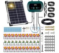Kit d'irrigation Goutte À Goutte Automatique Énergie Solaire,Système d'irrigation Automatique De Jardin Avec Minuterie+Tuyau De 35M