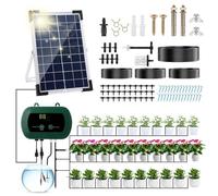 Kit d'irrigation Goutte À Goutte Automatique Énergie Solaire,Système d'irrigation Jardin,Système D'Arrosage Automatique De Jardin