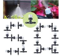 Kit d'Irrigation Goutte à Goutte Automatique - PZCC - PZCC - 50 pièces - Buse réglable - Débit 7,5-8,6 L/h